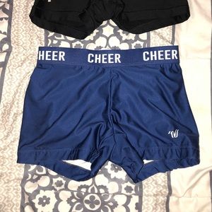 Cheer spandex shorts